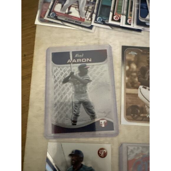 2024 Topps Pristine Chrome Donruss Bowman Lot Brooks Robinson Hank Aaron - Picture 2 of 8